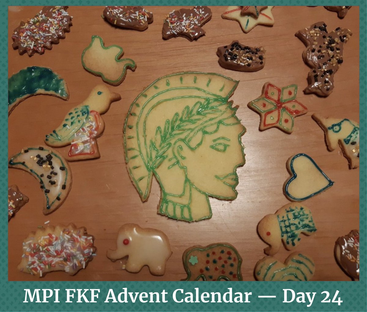 Max Planck Institute for Solid State Research (@mpifkf) on Twitter photo For Day 24, the final day of our calendar, we have this wonderful cookie of the MPI logo, created last year by one of our PhD students, <a href="/KristinaGjorgj8/">Kristina Gjorgjevikj</a>. For Day 24, the final day of our calendar, we have this wonderful cookie of the MPI logo, created last year by one of our PhD students, <a href="/KristinaGjorgj8/">Kristina Gjorgjevikj</a>.