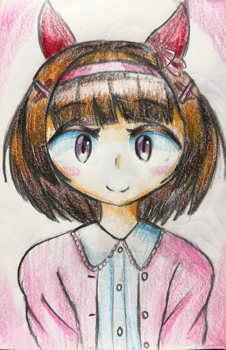 #ニシノフラワー 描いてみました! #ウマ娘 
