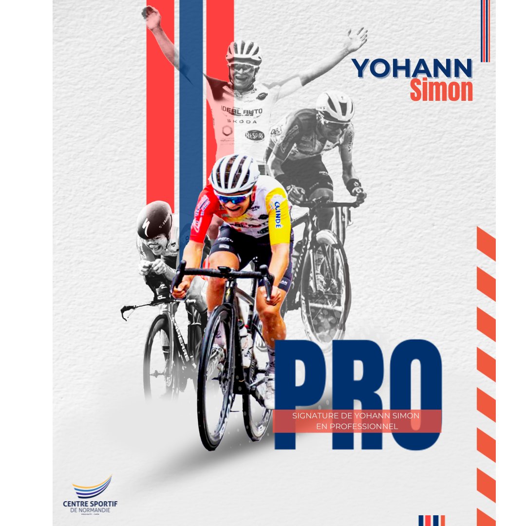 Centre Sportif de Normandie (@csnhoulgatecaen) on Twitter photo 🚴♂️Yohann Simon, ex-pensionnaire du CSN passé par le <a href="/pole_caen/">Pôle Espoir de Caen</a> signe professionnel chez <a href="/Auber93Cyclisme/">St Michel - PREFERENCE HOME - Auber93 🍩</a> dès janvier prochain !
➡️ cutt.ly/MeFsd6AI
Bravo Yohann 👏!
<a href="/RegionNormandie/">Région Normandie</a> <a href="/GRAND_INSEP/">Réseau Grand INSEP</a> <a href="/ac_normandie/">Académie de Normandie</a> <a href="/FFCyclisme/">FFC</a> <a href="/CaenOfficiel/">Ville de Caen</a> <a href="/LaplaceLycee/">Lycée DUMONT D'URVILLE | LAPLACE</a> <a href="/Agence_du_Sport/">Agence nationale du Sport</a> 🚴♂️Yohann Simon, ex-pensionnaire du CSN passé par le <a href="/pole_caen/">Pôle Espoir de Caen</a> signe professionnel chez <a href="/Auber93Cyclisme/">St Michel - PREFERENCE HOME - Auber93 🍩</a> dès janvier prochain !
➡️ cutt.ly/MeFsd6AI
Bravo Yohann 👏!
<a href="/RegionNormandie/">Région Normandie</a> <a href="/GRAND_INSEP/">Réseau Grand INSEP</a> <a href="/ac_normandie/">Académie de Normandie</a> <a href="/FFCyclisme/">FFC</a> <a href="/CaenOfficiel/">Ville de Caen</a> <a href="/LaplaceLycee/">Lycée DUMONT D'URVILLE | LAPLACE</a> <a href="/Agence_du_Sport/">Agence nationale du Sport</a>