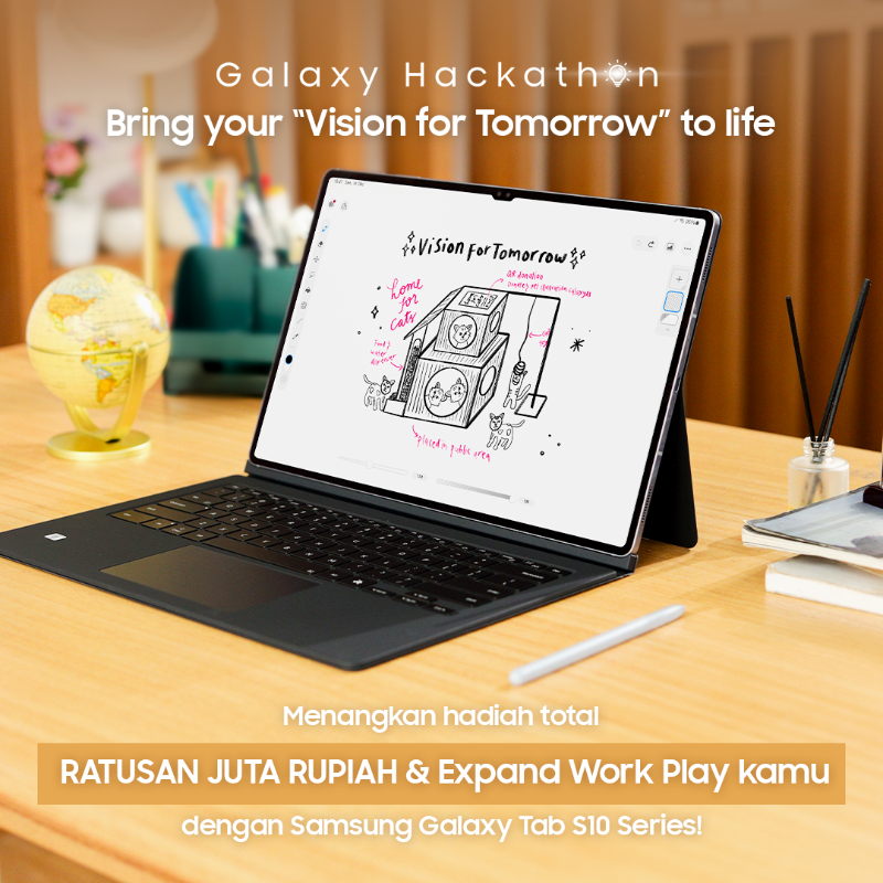 samsungID's tweet photo. Reminder, deadline semakin dekat untuk menangkan HADIAH RATUSAN JUTA RUPIAH di #GalaxyHackathon #VisionForTomorrow!
-Buka https://t.co/W78FRDRT5A
-Klik “Join Now” & lengkapi data diri
-Submit PPT/Slides ide kamu dalam link Google Drive
-Periode hingga 8/11/24!
#ExpandWorkPlay