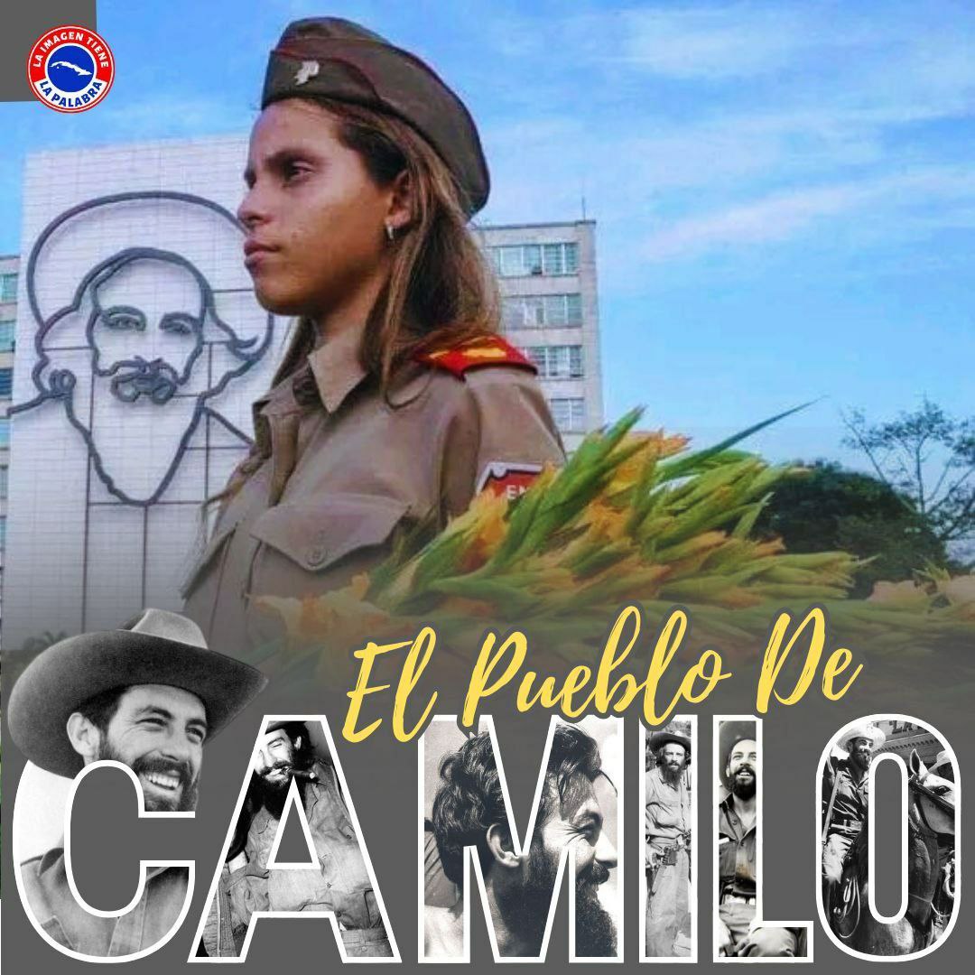 Camilo salió del pueblo.  Era un hombre como ustedes.  ¡Entre ustedes puede haber uno o puede haber muchos Camilos! Lo que necesitó él fue la oportunidad, fue la ocasión de poder demostrar sus magníficas y extraordinarias virtudes. <a href="/cubacooperaven/">Misión Médica Cubana en Venezuela</a>
#ElPuebloDeCamilo