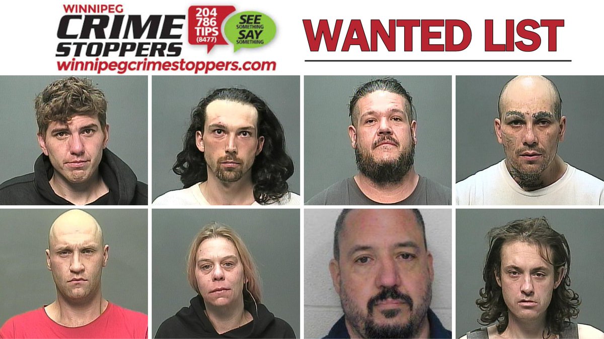 This month's Wanted List is now up. If you have information about the location of any of the following people, contact Winnipeg Crime Stoppers at 204-786-8477 (local) or 1-800-222-8477 (toll free). #wanted #crimestoppers winnipeg.ca/police/crime-p…
