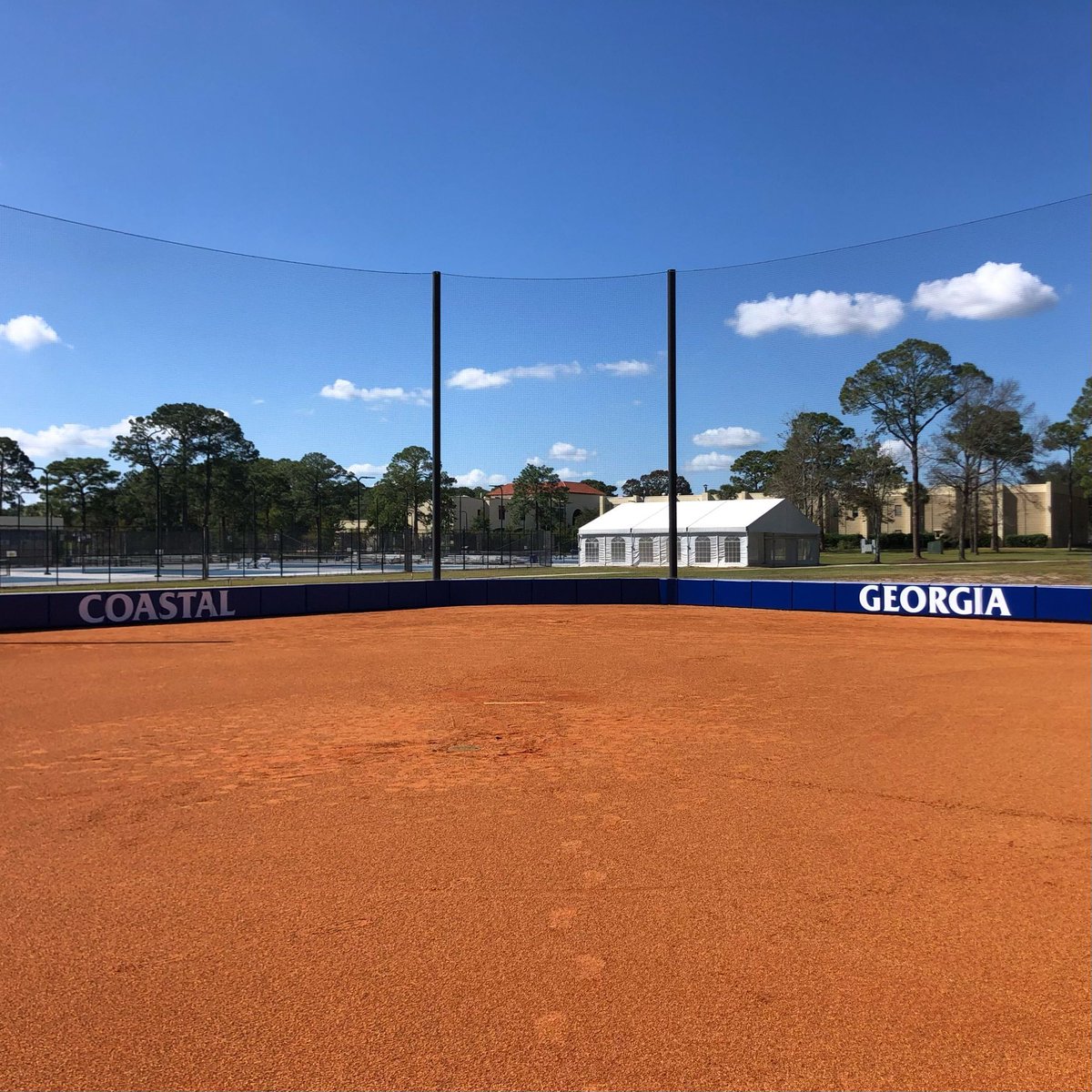BurbankSportNet's tweet image. Last week, our crew was at College of Coastal Georgia adding this custom #BackstopPadding to a netting system we had previously installed!⚾

We couldn't be happier with the finished product!

@ccgaathletics
@CCGAtweets

#AnotherBurbankNet #ProtectiveNetting #SportsNeting