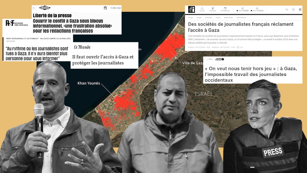 "J'ai sacrifié ma vie privée pour que le monde entier voie ce qu'on est en train de vivre." Depuis le 7 octobre 2023, le journaliste Rami Abou Jamous, seul correspondant francophone à Gaza, filme son quotidien sous la menace permanente des bombes. ⤵️
lafabriquedelinfo.fr/par-dela-les-m…