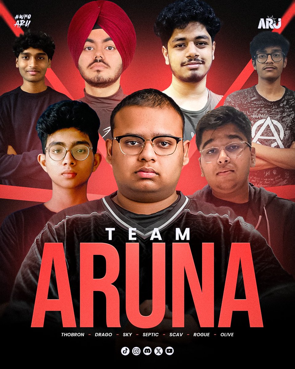 wearearuna's tweet photo. Introducing the squad ready to take over the CoDM Esports scene! 

We're proud to unveil Team Aruna☀️
With precision, strategy, and the hunger to win, Aruna is fueled by passion to bring you high action and nail-biting moments.
Get ready for an unforgettable journey with us. https://t.co/0ShUnZaCod