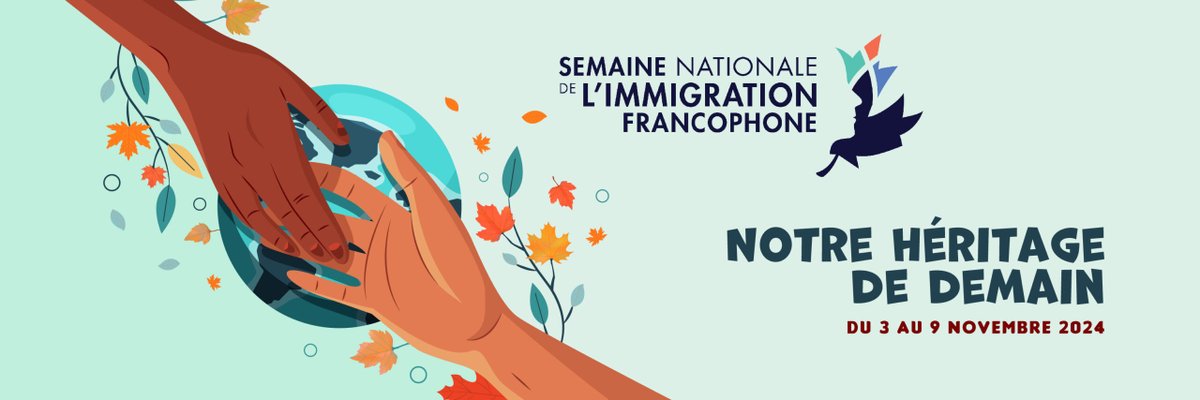 NiagaraLIP's tweet photo. Save the date! National Francophone Immigration Week, Nov. 3-9; Shaping Tomorrow's Heritage. Stay tuned for Niagara events celebrating & recognizing National Francophone Immigration Week.
#NationalWeekFrancophoneImmigration
#immfr https://t.co/z5gtDVQrO4