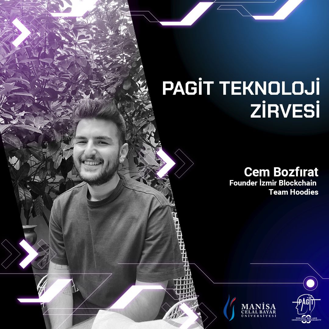 Çarşamba günü Manisa Celal Bayar Üniversitesi'nde gerçekleşecek Pagit Teknoloji Zirvesi'nde NFT'ler hakkında bir sunum yapacağım. 

Müsait olanları beklerim, etkinlikte <a href="/reederebr/">reeder</a>, <a href="/KIPprotocol/">KIP Protocol</a>, <a href="/VenusProtocol/">Venus Protocol</a>, <a href="/HackQuest_/">HackQuest</a> ve <a href="/SolvProtocol/">Solv Protocol</a> sürprizleriyle bizlerle olacak. 👀🎉