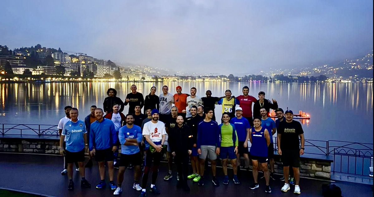 BitcoinSkiers's tweet image. What an incredible experience the #RunForHal by the beautiful Lago di Lugano was!

Thanks again to @BitcoinRunners for organizing this amazing meetup of running BITCOINERS 🧡

#BitcoinRunners #BitcoinSkiers