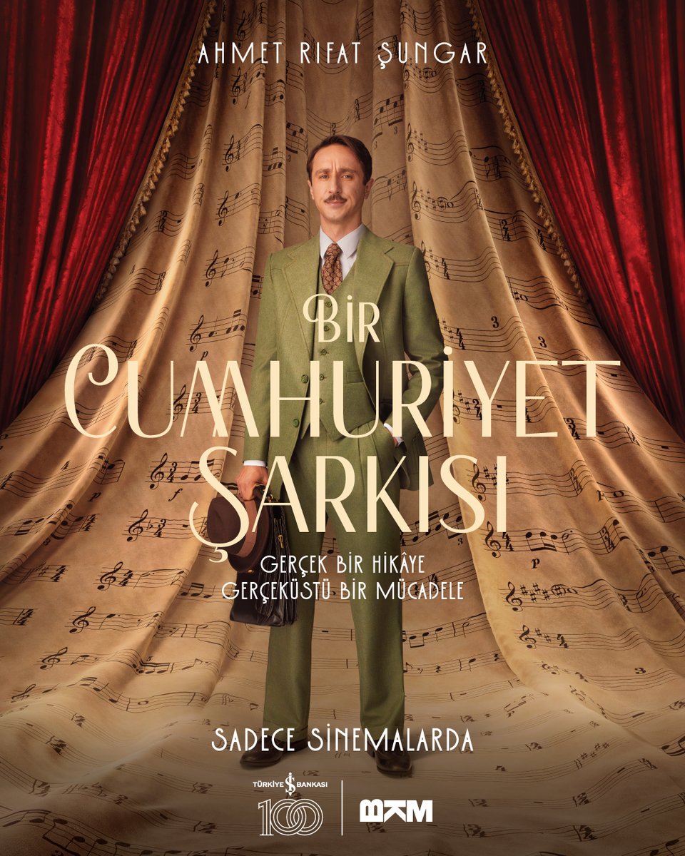 Bir ülkeyi yeniden #BirCumhuriyetŞarkısı'yla besteleyenler...

Bir Cumhuriyet Şarkısı sadece sinemalarda! Türkiye İş Bankası’nın katkılarıyla. <a href="/isbankasi/">İş Bankası</a>

Biletler:
Paribu Cineverse👉bit.ly/3AbVM3m
CinemaPink by Maximum👉bit.ly/4dR1xBq