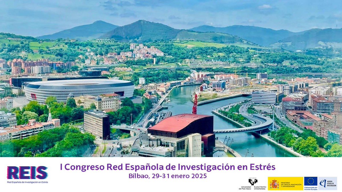 Red Española de Investigación en Estrés (@reisestres) on Twitter photo Upcoming event!!!! 1st Meeting of the Spanish Network of Stress Research #REISestres #REISMeeting, 29-31 January 2025, Bilbao! Dont miss it!!! <a href="/CIBER_SAM/">CIBERSAM</a> <a href="/biobizkaia/">IIS Biobizkaia</a> <a href="/IkerketaZabalik/">EHU Ikerketa Zabalik</a> Upcoming event!!!! 1st Meeting of the Spanish Network of Stress Research #REISestres #REISMeeting, 29-31 January 2025, Bilbao! Dont miss it!!! <a href="/CIBER_SAM/">CIBERSAM</a> <a href="/biobizkaia/">IIS Biobizkaia</a> <a href="/IkerketaZabalik/">EHU Ikerketa Zabalik</a>