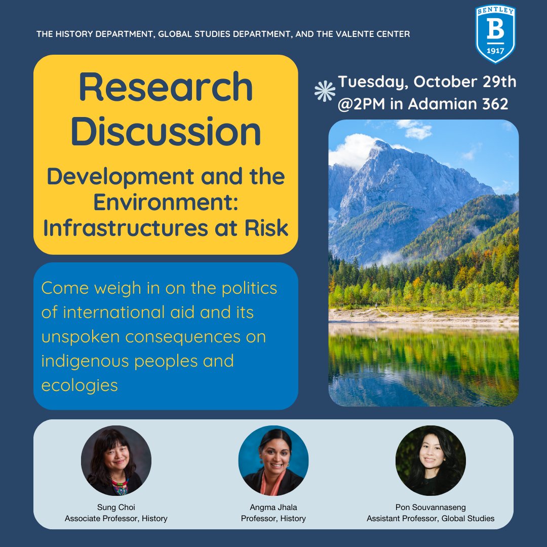 Please join us tomorrow (Tuesday, 10/29) for a Research Discussion during the activity period. Co-sponsored with the Valente Center and the History Department.