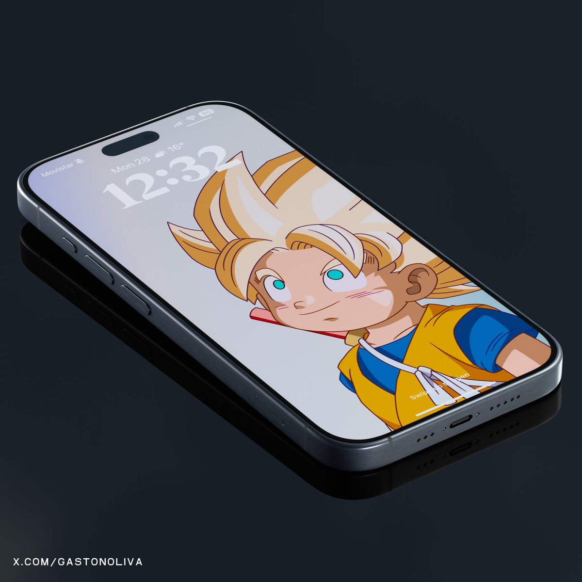 gastonoliva's tweet photo. Dragon Ball Daima iPhone #Wallpaper - Goku (mini) (Likes/ retweets are appreciated 🥰) #DragonBall #DragonBallDAIMA #Goku #ct2remake https://t.co/VJWQPQNyzQ