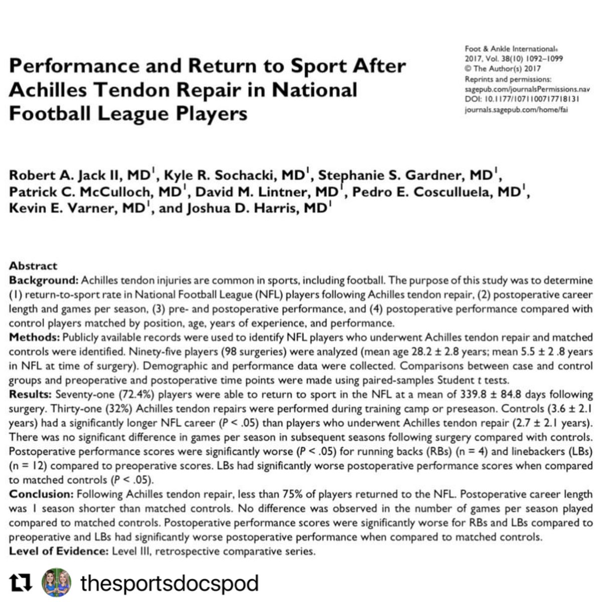 The Sports Docs Podcast (@thesportsdocpod) on Twitter photo ✨ R E B O O T ✨ On this Game Plan, we review common injuries in the <a href="/NFL/">NFL</a> and discuss how those injuries impact player performance, games played, snap % and career length so you can ace your #fantasyfootball draft! <a href="/AshleyBassettMD/">Dr. Ashley J. Bassett</a> <a href="/cloganmd/">Catherine Logan, MD, MBA</a> #orthotwitter ✨ R E B O O T ✨ On this Game Plan, we review common injuries in the <a href="/NFL/">NFL</a> and discuss how those injuries impact player performance, games played, snap % and career length so you can ace your #fantasyfootball draft! <a href="/AshleyBassettMD/">Dr. Ashley J. Bassett</a> <a href="/cloganmd/">Catherine Logan, MD, MBA</a> #orthotwitter