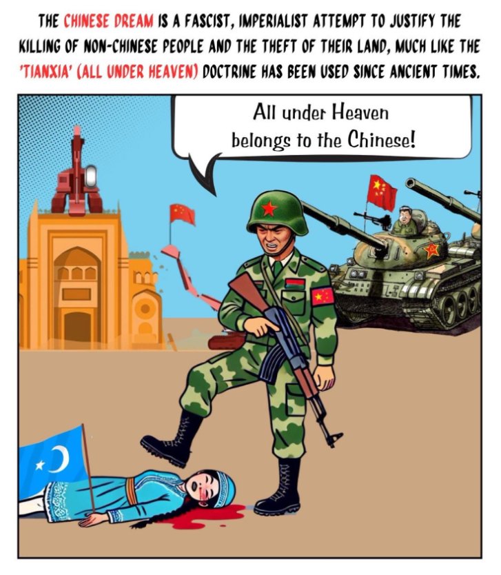 Let’s not forget: #Xinjiang is #EastTurkestan, a land inhabited by #Uyghur people for centuries. 

It’s high time we recognize it as occupied territory by China! 1/4
<a href="/AbdurehimGheni/">Abdurehim Gheni Uyghur (ئابدۇرېھىم غېنى ئۇيغۇر)</a>
<a href="/yuceltanay53/">yücel  tanay</a> <a href="/HKokbore/">Ilshat H. Kokbore ئىلشات ھەسەن كوكبۆرە 伊利夏提</a> <a href="/Midnightcause/">Midnight Rider 1776🇺🇸🦅🗽🇮🇱🇬🇧🇹🇼🇭🇰</a> <a href="/OmicronCommuni1/">Tyranny Fighter</a> <a href="/VAA_2020/">Voices Against Autocracy</a> <a href="/AsiyeUyghur/">Asiye Abdulahed Uyghur</a>
