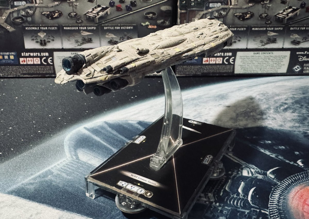SwrpgMiniatures's tweet photo. And now for the flagship in my #StarWarsArmada #wave🤷‍♂️ Resistance Fleet the MC85 Star cruiser spectacularly designed by @mel_miniatures and printed once more by WesJanson3D over on their Etsy store
https://t.co/s3EPd1yRms

Next up “The might of the Final Order will soon be ready” https://t.co/MCTjIt0hMB