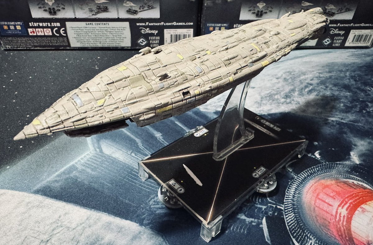 SwrpgMiniatures's tweet photo. And now for the flagship in my #StarWarsArmada #wave🤷‍♂️ Resistance Fleet the MC85 Star cruiser spectacularly designed by @mel_miniatures and printed once more by WesJanson3D over on their Etsy store
https://t.co/s3EPd1yRms

Next up “The might of the Final Order will soon be ready” https://t.co/MCTjIt0hMB