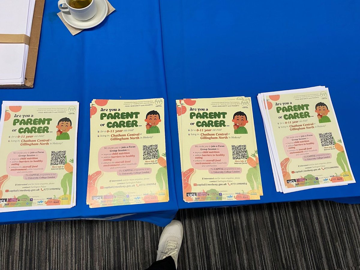 AcesoGHC's tweet photo. Food insecurity? Not on our watch. 💥 The UCL-led CAPITAL-Medway project, with powerhouse partners like WCF, Hitch Marketing, Gillingham Street Angels, Medway Council, and top universities, is putting solutions into action for healthier kids and a stronger community.  🚀 https://t.co/9cLZwFRF1K