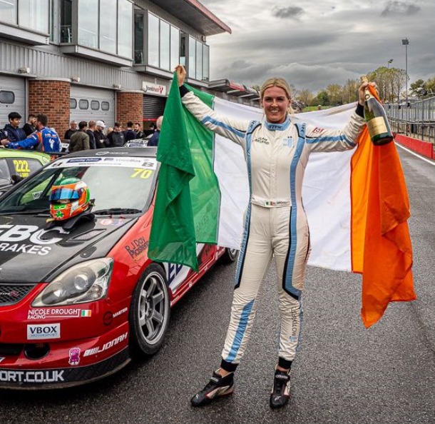 Great weekend at Brands Hatch. Nicole Drought won her first British Championship. Nicole is also Irish Open Clubman Irish Rallycross Champion this year. Many congratulations. 👍 <a href="/MotorsportIRL/">Motorsport Ireland</a> <a href="/NicoleDrought/">Nicole Drought</a>