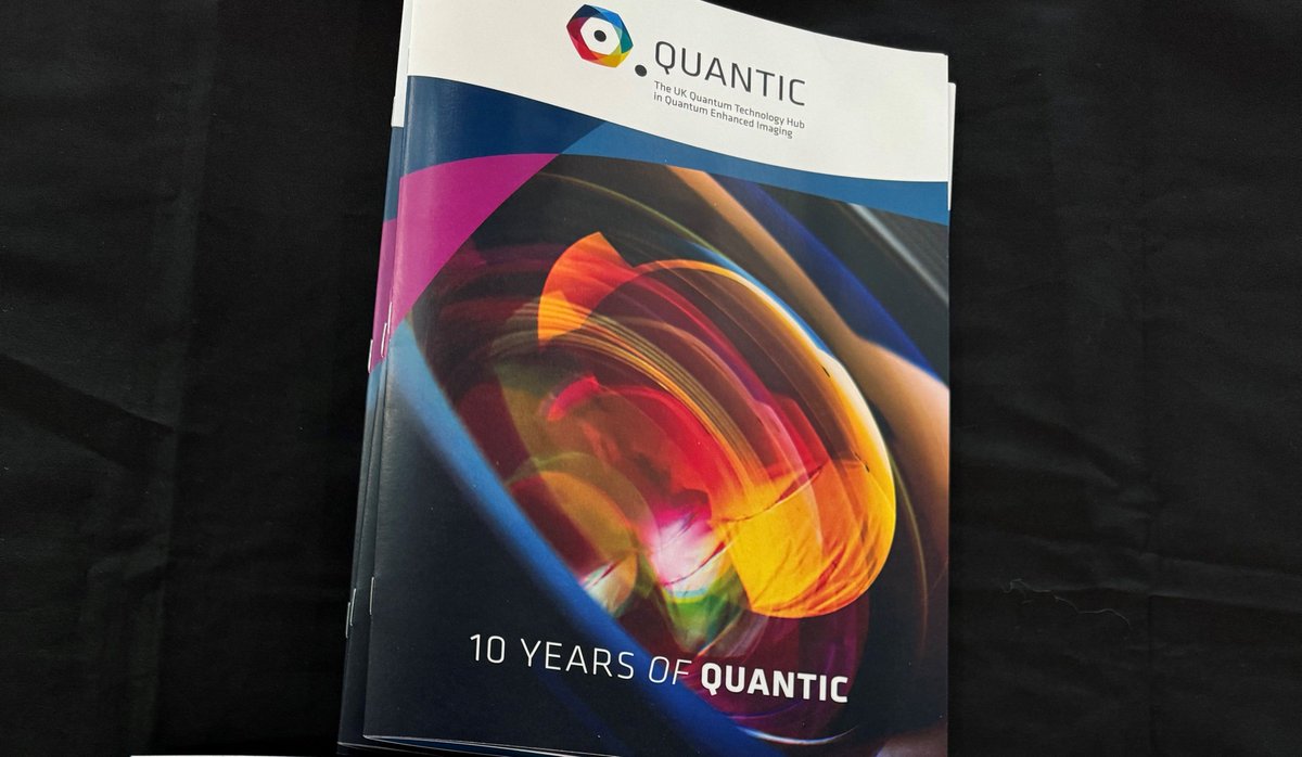 We're delighted to announce the publication of our Legacy Report, a summary of our achievements over the past decade. We highlight our progress in leading the UK quantum imaging research agenda and advancing quantum imaging technologies. Download at quantic.ac.uk/legacy/