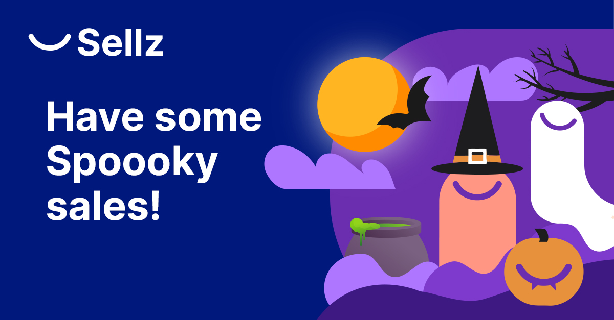 👻 Spook Up Your Sales with Sellz!   

Get your Halloween shop live in minutes and start selling costumes, decor, and more! Don’t miss out on the season’s sales boost – unlock your success with Sellz today! 
#HalloweenSales #Sellz #eCommerce #Telegram