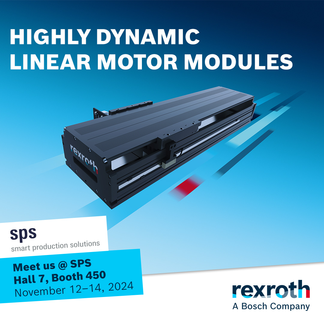boschrexroth's tweet image. Discover the highly dynamic #LinearMotorModules! The ready-to-install axes with backlash-free direct drive enable maximum speeds and precise repeat accuracy in the smallest of spaces. Perfect for semiconductor and electronics production! ⚡ Visit us @ SPS!
boschrexroth.com/linearmotormod…