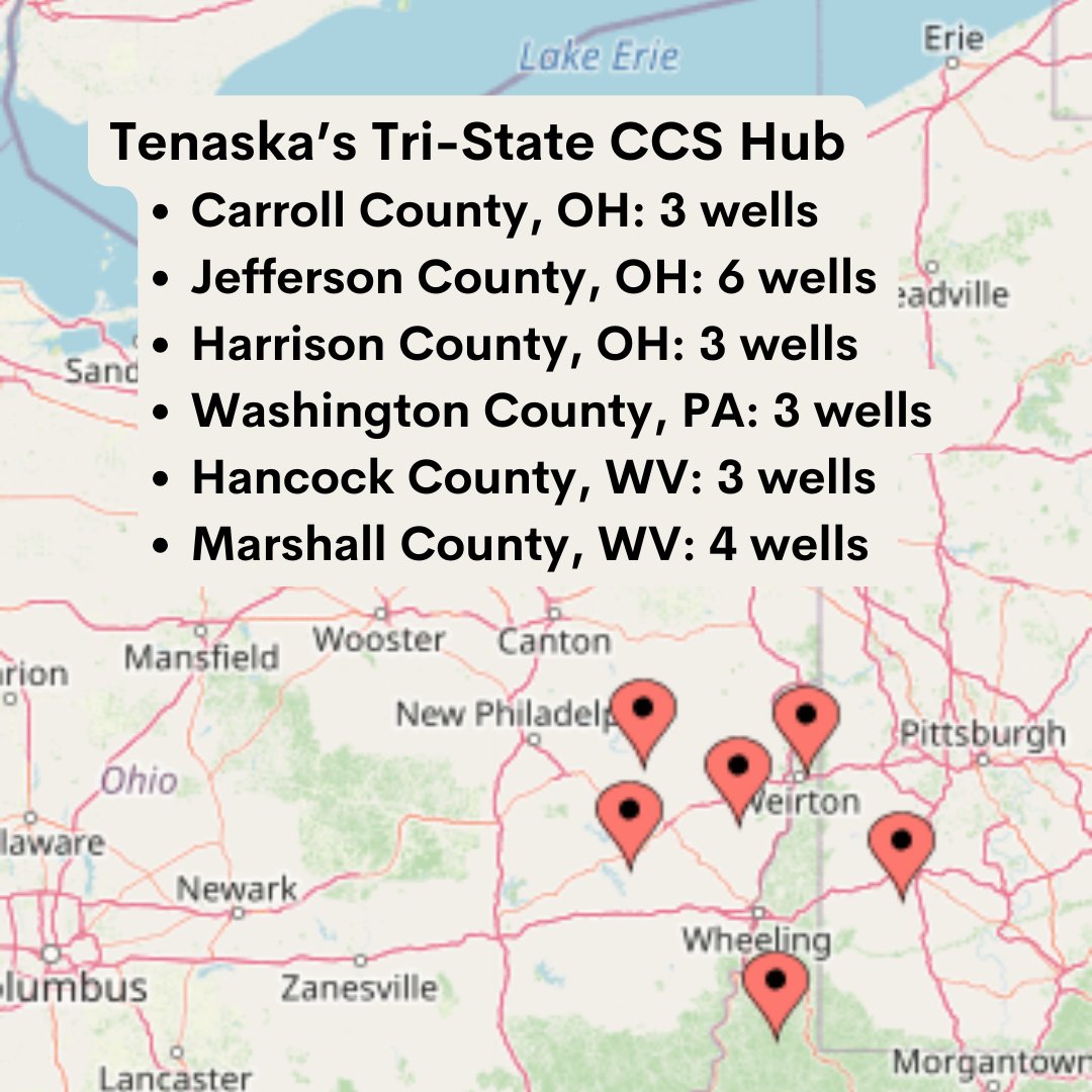 Tenaska, a private energy company from Nebraska will be leasing pore space from landowners in Ohio, Pennsylvania and West Virginia for three tri-state area carbon capture and sequestration hubs.

farmanddairy.com/news/energy-co…