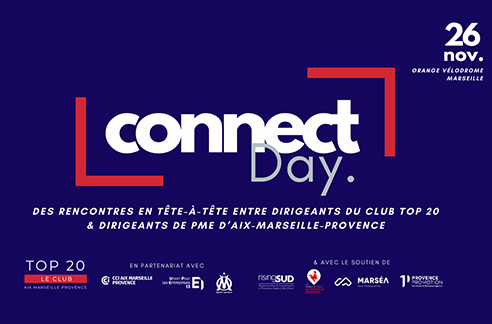 🤝L'Upe 13 est partenaire du #CONNECTDAY !
➡️lc.cx/D3iIZ7🗓️RVD mardi 26/11, de 09h à 12h30, à Marseille.🤔Les dirigeants du <a href="/ClubTop20/">Club Top 20</a> se mobilisent pour rencontrer les TPE et PME du département.⌚Candidatez avant le 08/11 pour cette matinée exceptionnelle !