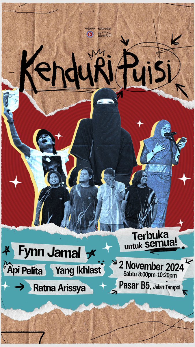 apipelita_'s tweet photo. Lessegooo ! untuk 2 November ni jom lah korang jika berkesempatan hadirkan diri korang di Pasar B5 Johor Street Market yaa !
akan ada beberapa aktiviti seperti Kenduri Puisi yang bakal ditahlilkan oleh kami !

Jumpa di sana, Salam Kasih manusia mendoakan manusia!❤️ https://t.co/MofBtUge8U