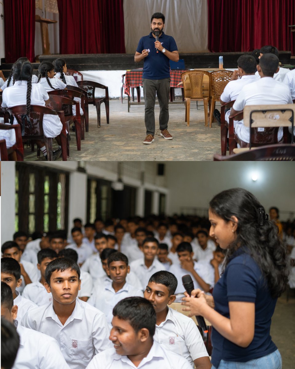 FcodeLabsLive's tweet image. Celebrating #ChildrensDay by guiding young minds!🌟

Our #FcodeLabs team had an amazing time at Batemulla National School, helping students explore career paths, build essential skills, and answer their questions. Here&apos;s to brighter futures!📷

#CareerGuidance #lifeatfcode