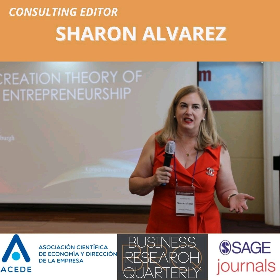 ➡️👏We are pleased to announce our forth💥 Consulting Editor 💥 :

➡ Sharon A. Alvarez, Professor of Entrepreneurial Studies, <a href="/PittTweet/">University of Pittsburgh</a> .