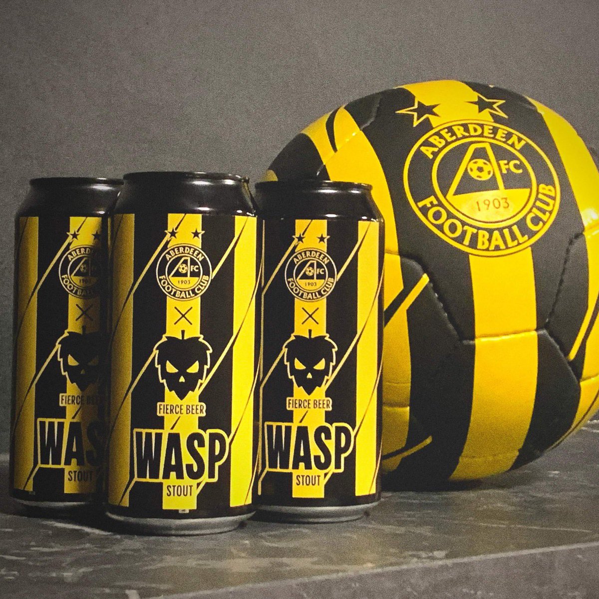 Fierce Beer (@fiercebeer) on Twitter photo 🐝 ONLINE NOW 🐝
Following the success of 1983, we’ve teamed up with <a href="/AberdeenFC/">Aberdeen FC</a> once again to brew a ltd ed dark beer for the winter season - Wasp.
Cans can be purchased here - fiercebeer.com/collections/la…
#afc #fiercebeer #wasp 🐝 ONLINE NOW 🐝
Following the success of 1983, we’ve teamed up with <a href="/AberdeenFC/">Aberdeen FC</a> once again to brew a ltd ed dark beer for the winter season - Wasp.
Cans can be purchased here - fiercebeer.com/collections/la…
#afc #fiercebeer #wasp