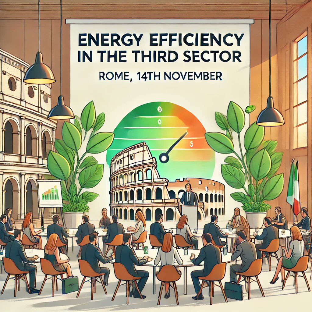 🌟 Join us in #Rome on 14 Nov for "#EnergyEfficiency in the #ThirdSector" at Palazzo Falletti! 

Top stakeholders unite to boost Italy’s green transition. Register now for free and secure your place to be part of the change! 👇
forms.office.com/Pages/Response…
 
#energytransition #EU2050