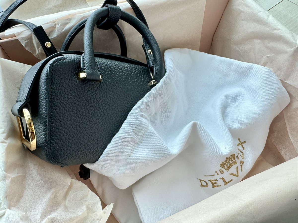 fnnnx's tweet photo. 🇫🇷購入品
クールボックス！！！超かわいい！！！念願の初DELVAUX🇧🇪👜✨
•nanoで容量は©️のチェーンウォレット+フラグメントケースくらい(つまり持てるものはほぼ一緒)
•欧州価格は日本よりだいぶ安い(9月のレート)
•使い勝手は人による
•とにもかくにも超可愛い！！！
以上です🫡 https://t.co/DuTLY8UPKk