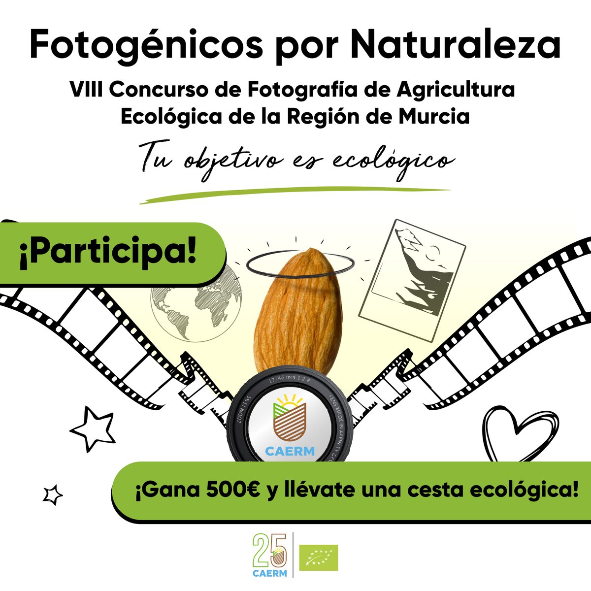 caermurcia's tweet photo. ¿Quieres participar en la VIII edición del concurso #FotogénicosporNaturaleza 😇?
¿tienes preparada tu foto 📷? 

Este año estarán con nosotros como jurado @lacamararoja, la @ESIMURCIA, @apfimur y @gastromonomurci 😄

📍 Más info: https://t.co/F5CtWkTYpa

#ConcursodeFotografía https://t.co/L8AQXOumYv