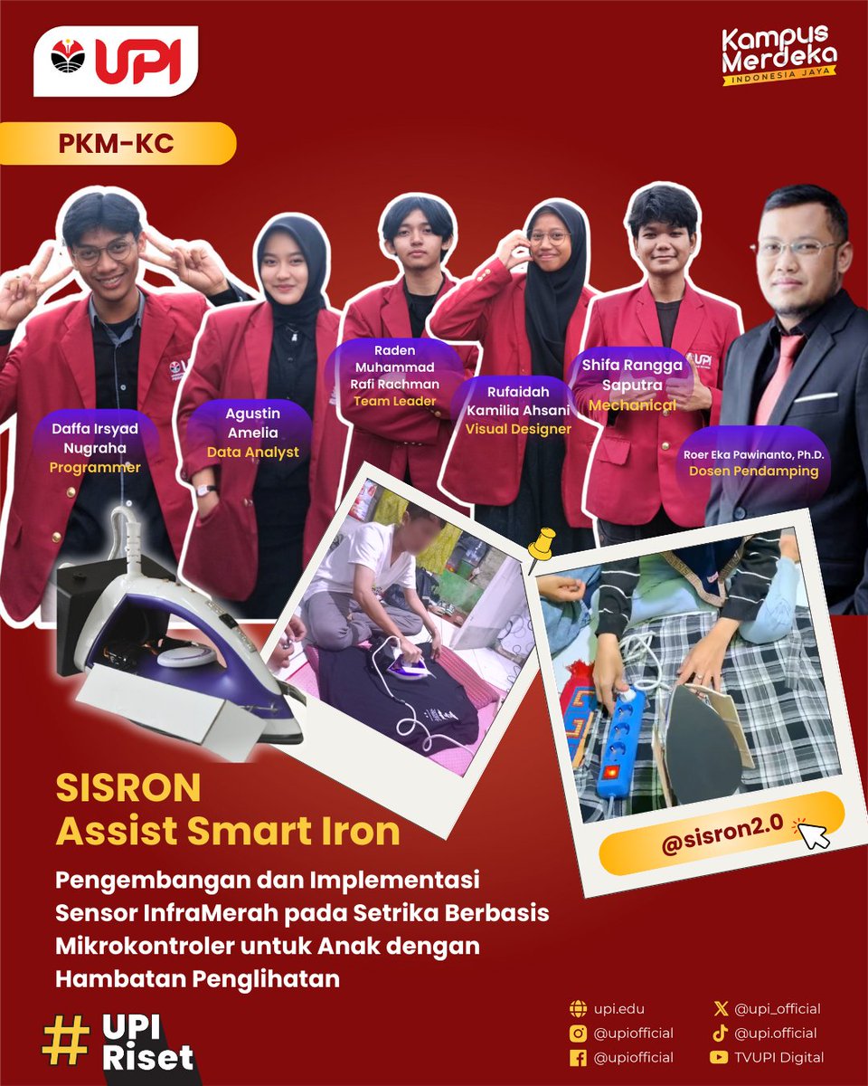 upi_official's tweet photo. Yuk lihat karya inovatif Tim PIMNAS UPI!✨
Selamat kepada tujuh tim yang telah mempersembahkan karya terbaik dalam kompetisi Pekan Ilmiah Mahasiswa Nasional (PIMNAS) ke-37.

#PrestasiUPI  #PIMNAS #PelopordanUnggul https://t.co/psUP0EiCIq