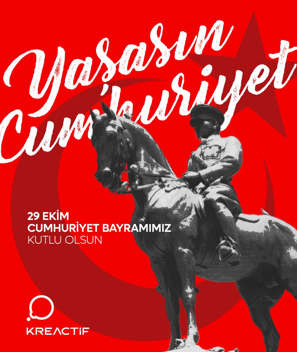 Cumhuriyetimizin 101. Yılında, Cumhuriyetimizin kurucusu ulu önderimiz Atatürk'ü saygı ve minnetle anıyoruz...
Yaşasın Cumhuriyet !...
.
.
.
.
.
#cumhuriyet #atatürk #kreactifmedya #oktayaydın #cumhuriyetbayramı