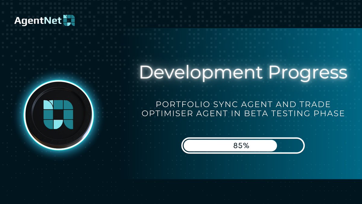 AgentNetAi's tweet image. We keep building, no matter what.
Our team has finished the beta version of our portfolio sync agent and continue to test and improve it. We aim to develop tools that are useful for traders.
#AgentNet #aiagents #AI