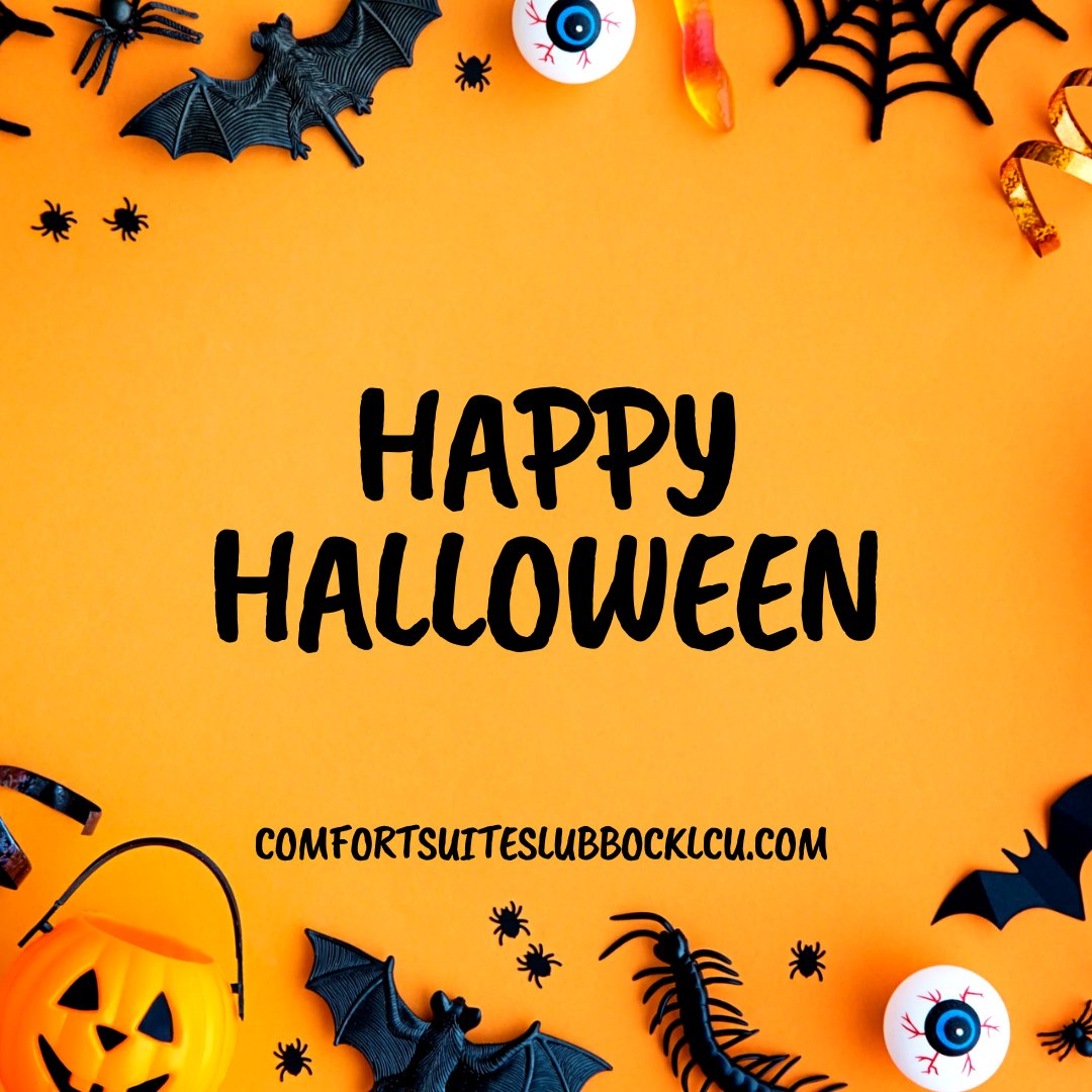 comfortsuitxg29's tweet photo. 🎃👻 Spooky season is here! Wishing you a Halloween filled with thrills and chills from Comfort Suites University Lubbock. 🎃🕸️ Plan your next stay with us and enjoy a hauntingly good time! 🍂👀
Visit: https://t.co/ppXyUOTwqr 
#HappyHalloween #ComfortSuiteslubbockLCU #SpookyStay https://t.co/H0at7QkryM