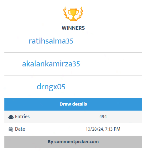 ELYSIA_HQ's tweet photo. 🎉 ELYQUIZ Winners! 🎉

We are excited to announce the ELYQUIZ winners of this week! Congratulations to everyone who participated. Applauses for our top performers who have each won $10 in ELFI tokens! 🏆

🎯 Winners: 
1️⃣ ratihsalma35
2️⃣ akalankamirza35
3️⃣ drngx05

Stay tuned for more quizzes from CRX & Elysia. Thank you for being a part of our amazing community! 💫

#Elysia #ELYQUIZ #Winners #ELFI #CryptoCommunity