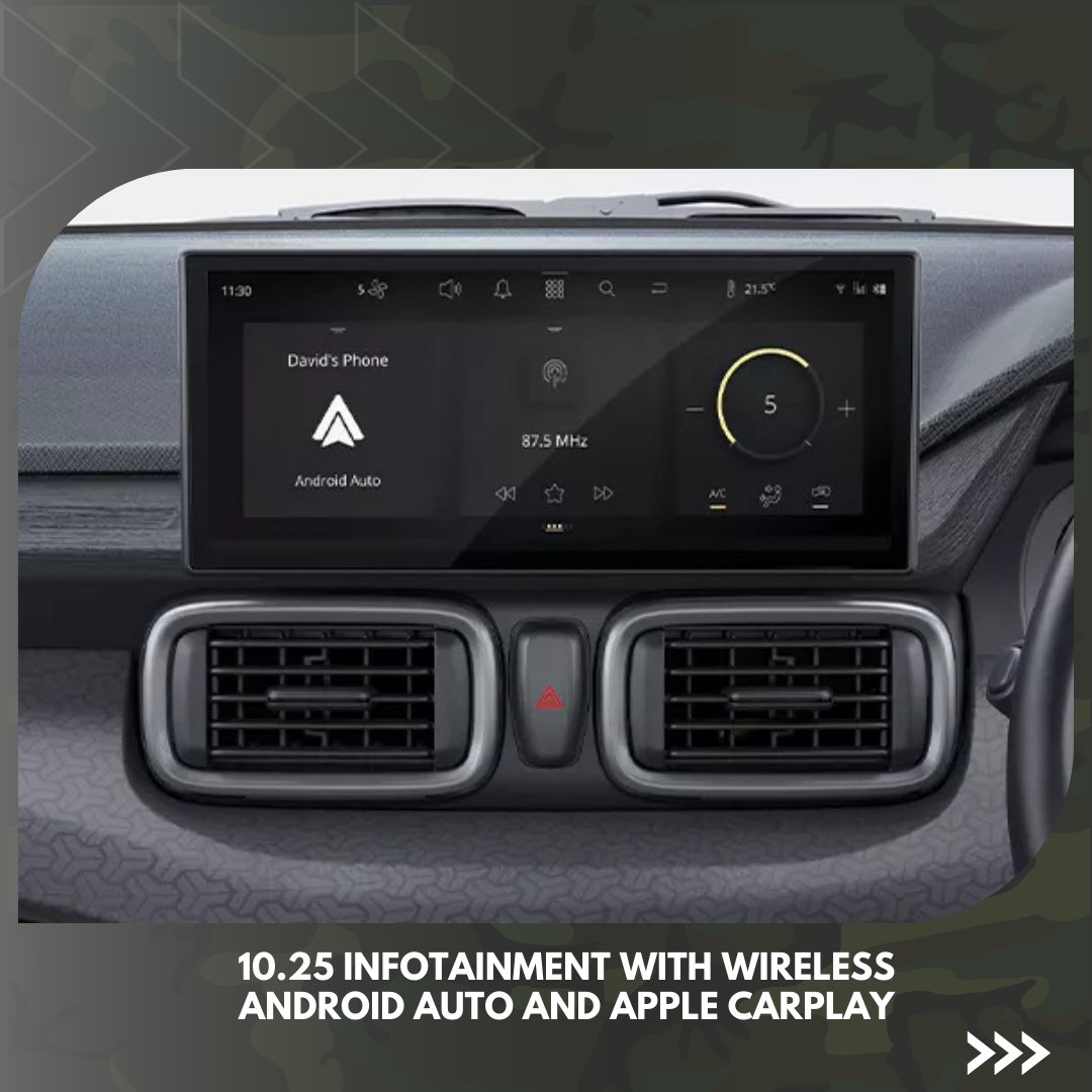 DionAutomotives's tweet image. Ready to make a statement both on and off the road?
The Tata Punch CAMO Edition is here to fuel your spirit of adventure.

#TataPunch #CAMOEdition #AdventureAwaits #TataMotors #SUVLife #OffRoadReady #ExploreMore