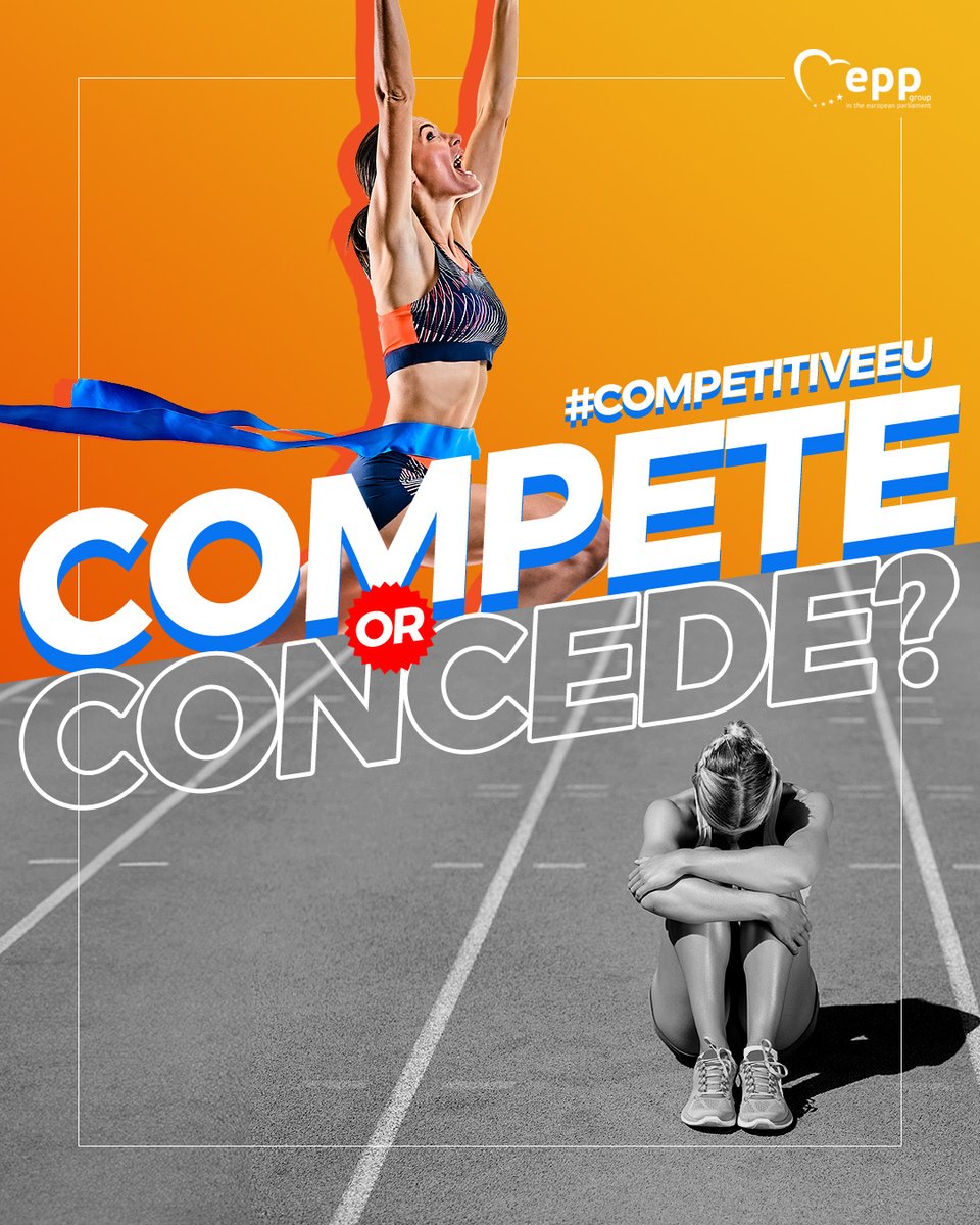 EPPGroup's tweet photo. The EU can’t afford to concede ground in the global marketplace.

It’s time to step up, support our industries, and build a competitive edge that lasts.

#competitiveness #CompetitiveEU https://t.co/eTqobiQlOP