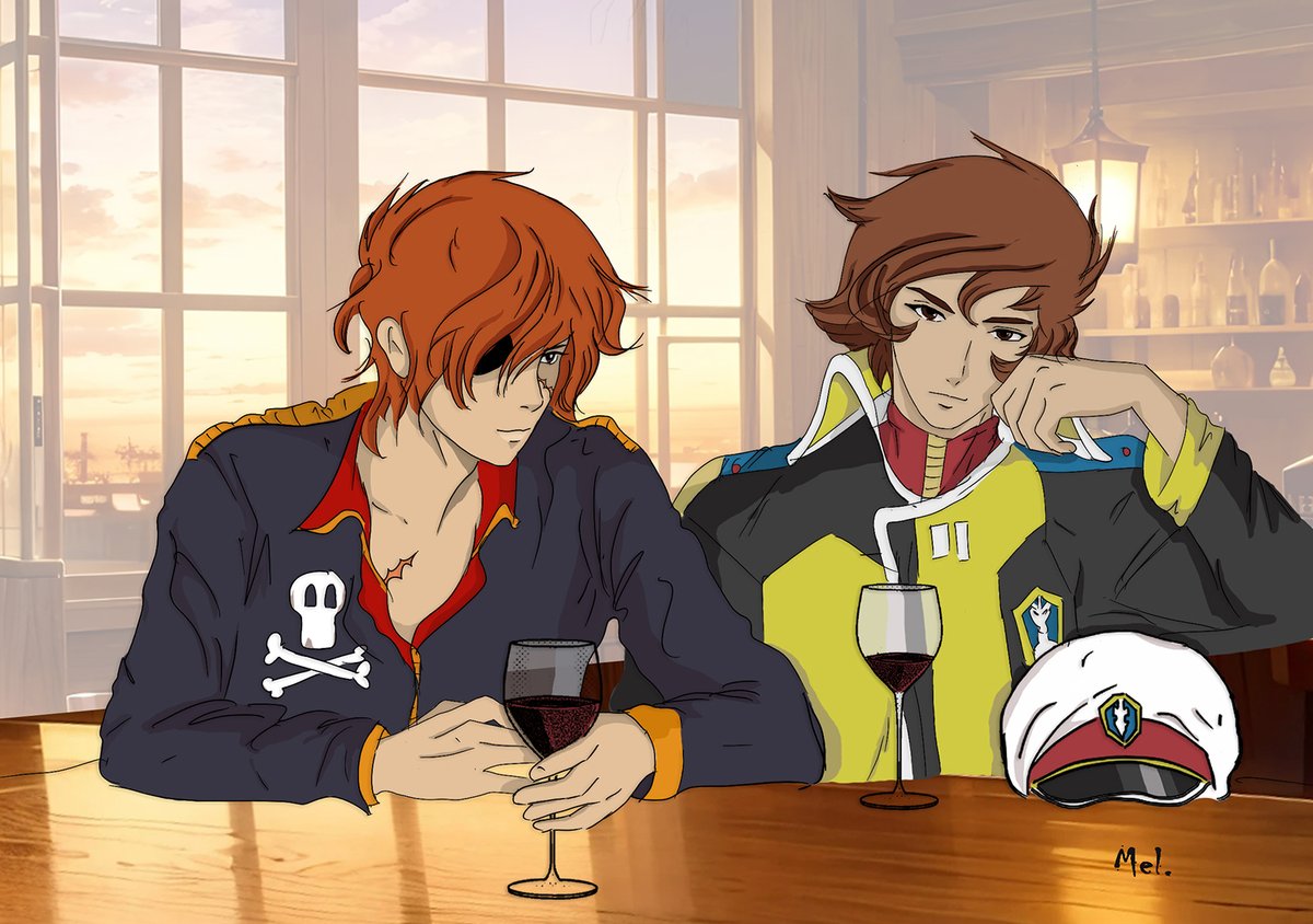 MelancholiaSSX's tweet photo. Nos piliers de bar préférés.
#harlock #warriuszero #lejiverse #zerohar https://t.co/3mbTjHl0Gj