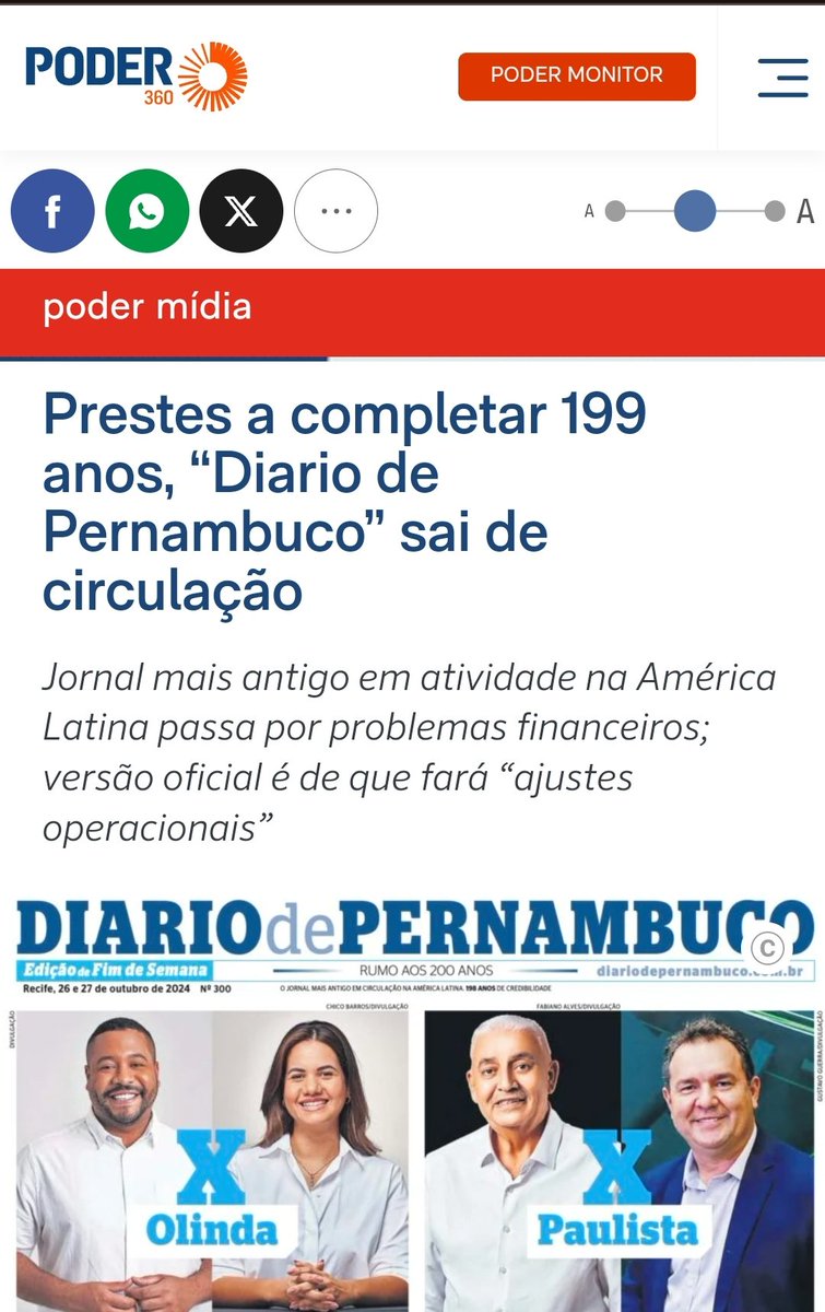 Lamentável, mas se tornou um reduto da esquerda junto com o seu concorrente Jornal do Comércio.