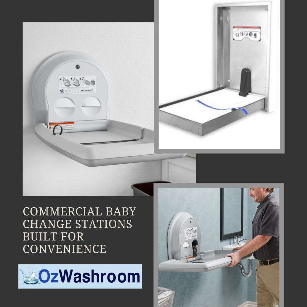 ozwashroom's tweet image. Parents know the struggle of changing diapers in public! Make it easier with a baby changing station from Ozwashroom. A must-have for every business! 👶🧡 
buff.ly/3VMZFBG 
#ParentLife #DiaperDays #BabyChangingStation #OZWashroom #CommercialRestrooms #BabyCare