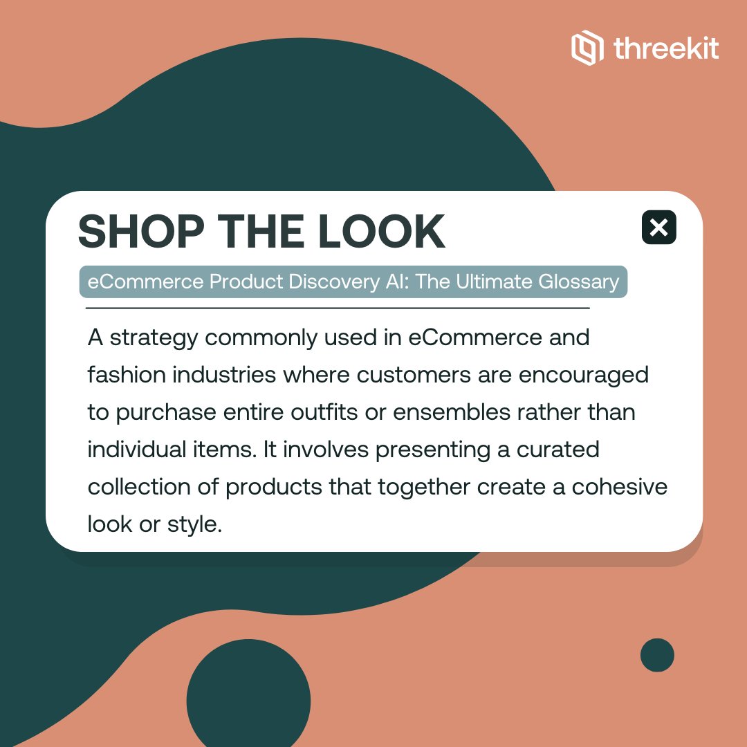Want to inspire shoppers with curated styles?

Threekit’s Product Discovery AI helps present complete looks, guiding customers with personalized recommendations for a better shopping experience.

Learn more: threekit.com/ecommerce-prod…

#AI #eCommerce #Threekit