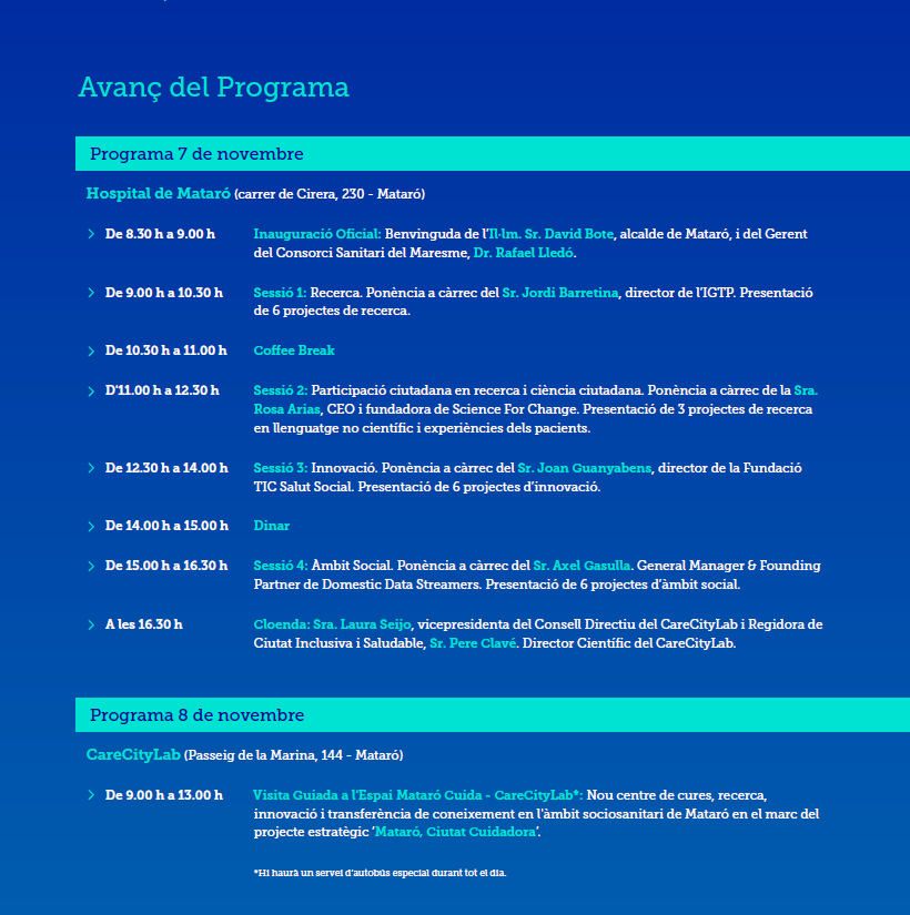 TecnoCampus (@tecnocampus) on Twitter photo 📣 #Notícia | La prescripció d'activitat física pot reduir el risc de mala #salut mental, segons un estudi de les investigadores Helena M Hernández-Pizarro (#TecnoCampus) i Laia Maynou, que es presentarà a la "2a Jornada Científica <a href="/CareCityLab/">CareCityLab</a> 2024".🔬
📰tecnocampus.cat/noticias-ca/la… 📣 #Notícia | La prescripció d'activitat física pot reduir el risc de mala #salut mental, segons un estudi de les investigadores Helena M Hernández-Pizarro (#TecnoCampus) i Laia Maynou, que es presentarà a la "2a Jornada Científica <a href="/CareCityLab/">CareCityLab</a> 2024".🔬
📰tecnocampus.cat/noticias-ca/la…