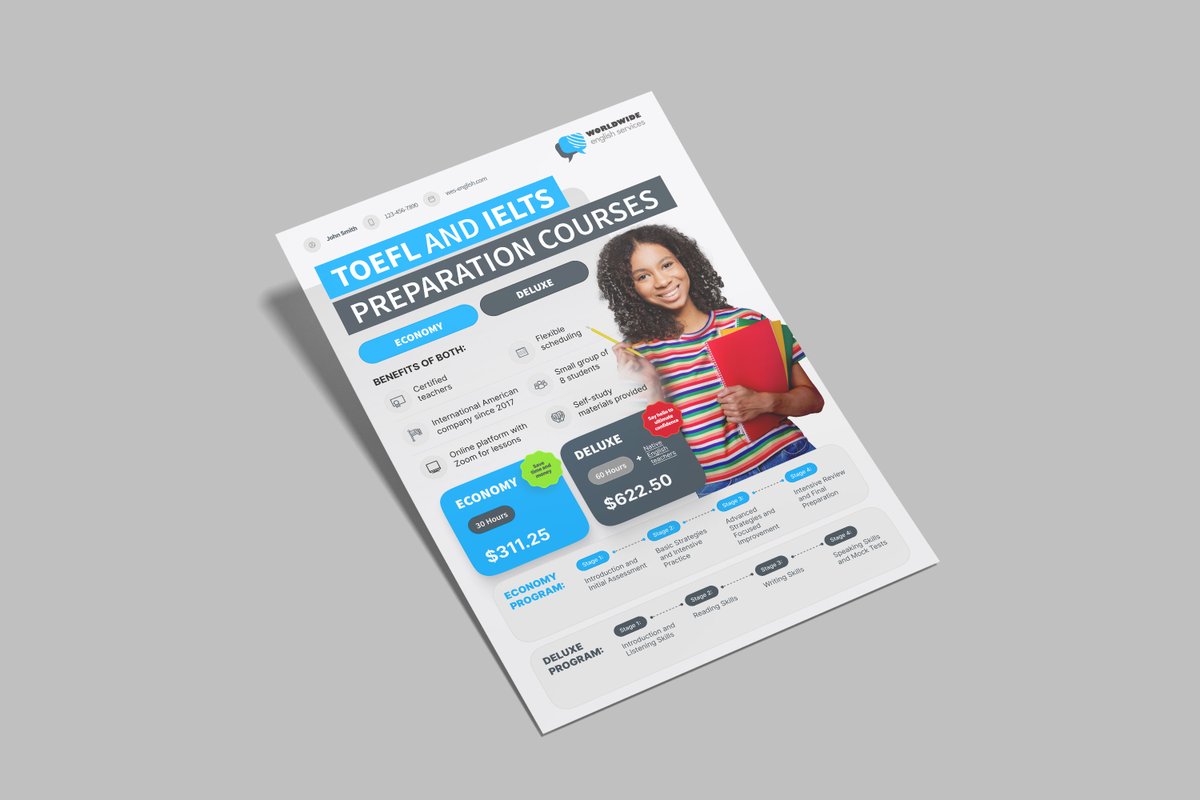 Just completed a stunning flyer design for an education company! 🚀 Always open for new freelance projects—reach out if you need eye-catching visuals to showcase your properties! 📷#GraphicDesign #Freelancer #Upwork  #Education