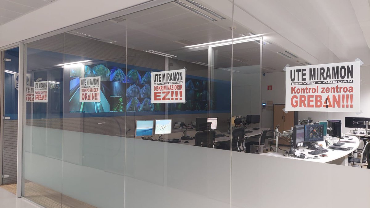 zerbitzuustela's tweet photo. UTE MIRAMON-en soldata diskriminaziorik ez!!!
@Gipuzkoa Errepideetako Kontrol Zentroa GREBAN!!
@Serveo_com y @Ondoan solución ya!!
#SomosServeo #Ondoan #Gipuzkoa https://t.co/zdqMQuxdva