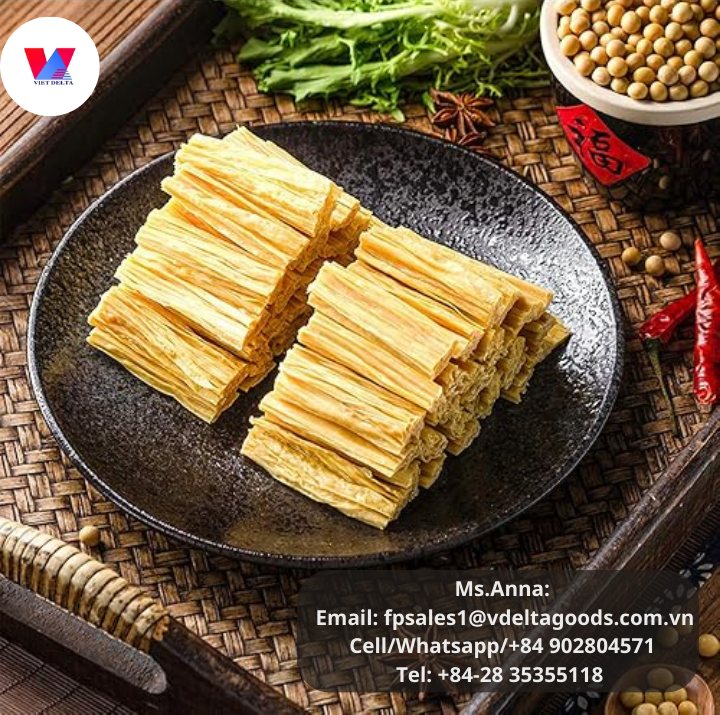 1Export1's tweet photo. Tofu skin, also known as yuba, is a powerhouse of nutrition. Made from the skin that forms on the surface of boiling soy milk.

Contact us:
Ms. Anna
Email: fpsales1@vdeltagoods.com.vn
Cell/Whatsapp/+84 902804571
Tel: +84-28 35355118 https://t.co/Lk7Bg0yOXt