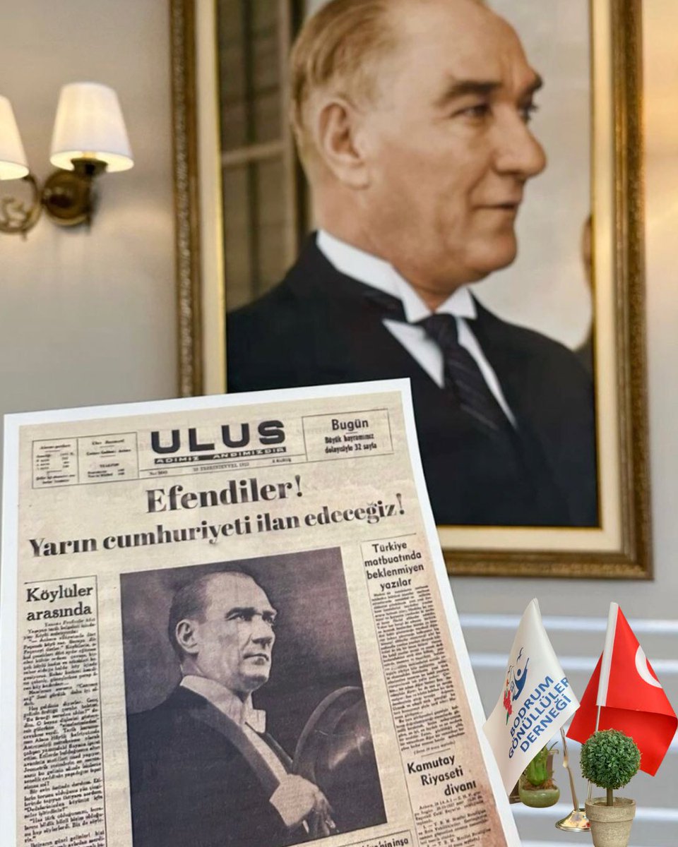 Cumhuriyetimizin 101. Yılı kutlu olsun 🇹🇷
#29EkimCumhuriyetBayramı